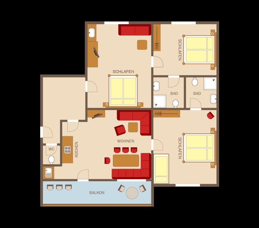 Ferienanlage Hechenbergerhof Bichlbach Habitación foto
